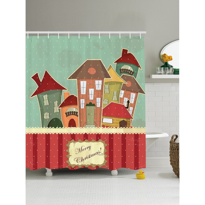 Фотоштора для ванной Magic Lady, 180 х 200 см, 100% полиэстер