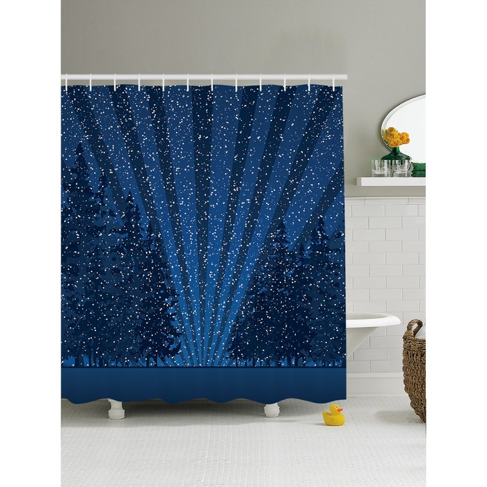 Фотоштора для ванной Magic Lady, 180 х 200 см, 100% полиэстер