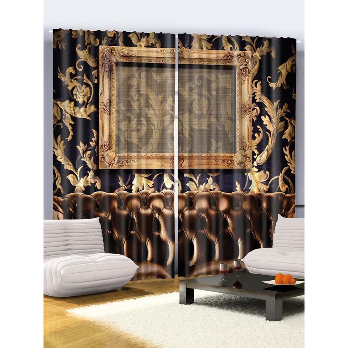 Комплект фотоштор Magic Lady "Роскошный интерьер", 145 х 265 см - 2 шт, 100% полиэстер