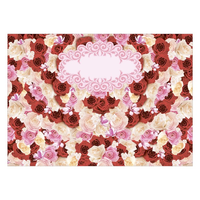 Плакат для фотозоны "Розы"