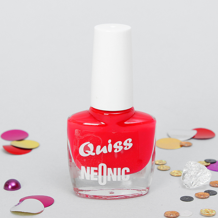 Лак для ногтей Quiss Neonic, тон 08, 10 мл
