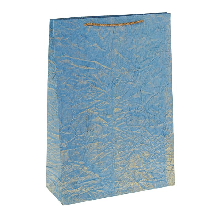 Пакет из дизайнерской бумаги, с напылением, МИКС, 44 х 32 х 12 см