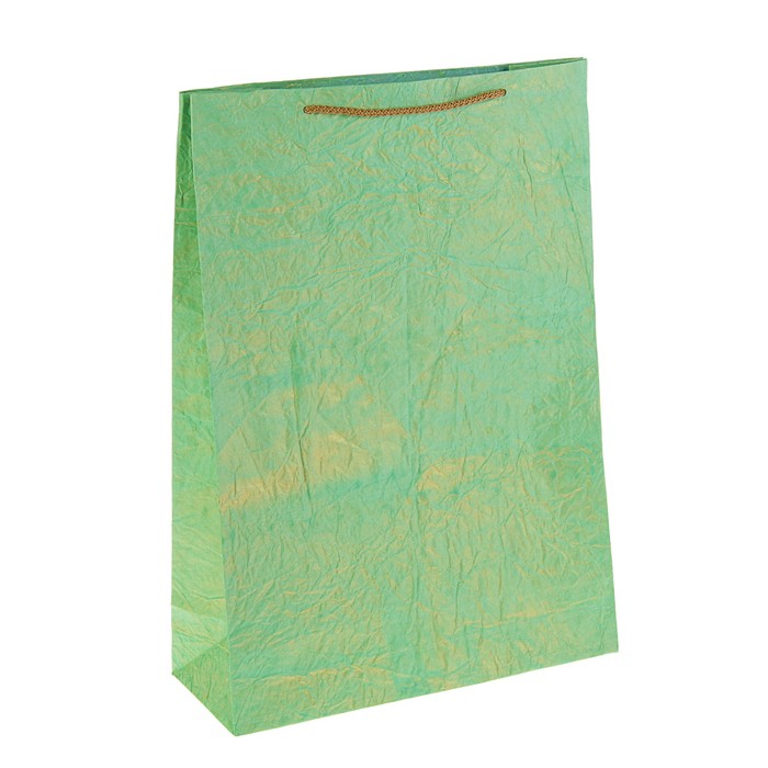 Пакет из дизайнерской бумаги, с напылением, МИКС, 44 х 32 х 12 см
