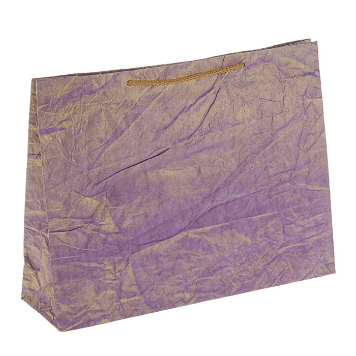 Пакет из дизайнерской бумаги, с напылением, МИКС, 26 х 34 х 10 см