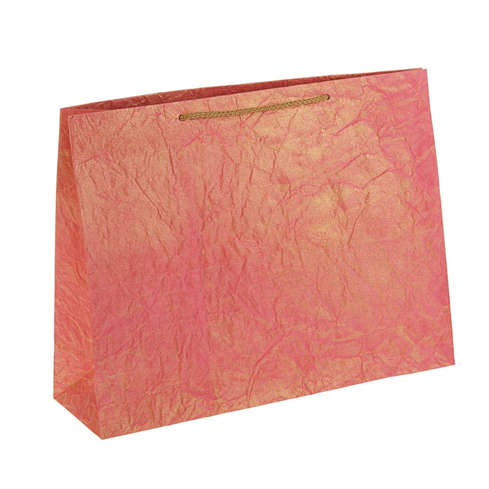 Пакет из дизайнерской бумаги, с напылением, МИКС, 26 х 34 х 10 см