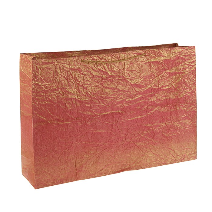Пакет из дизайнерской бумаги, с напылением, МИКС, 32 х 41 х 12 см