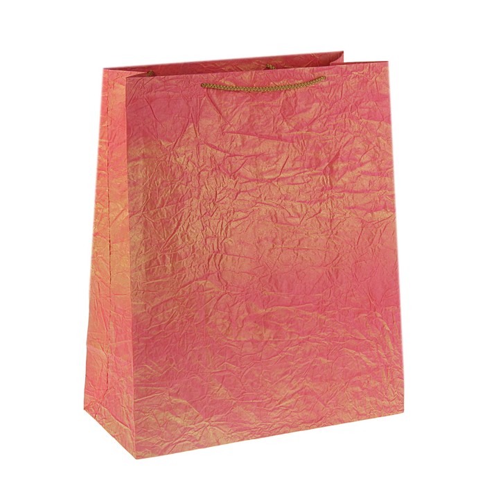 Пакет из дизайнерской бумаги, с напылением, МИКС, 40 х 60 х 14 см