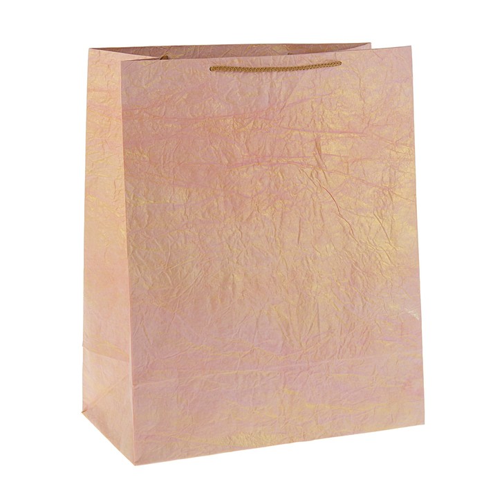 Пакет из дизайнерской бумаги, с напылением, МИКС, 40 х 60 х 14 см