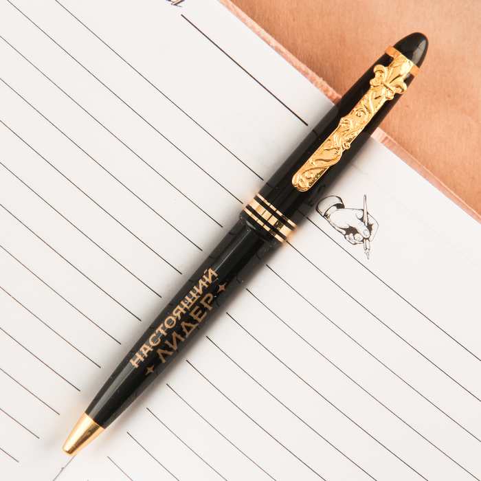 Набор: обложка для автодокументов и ручка "Главному на любой дороге"