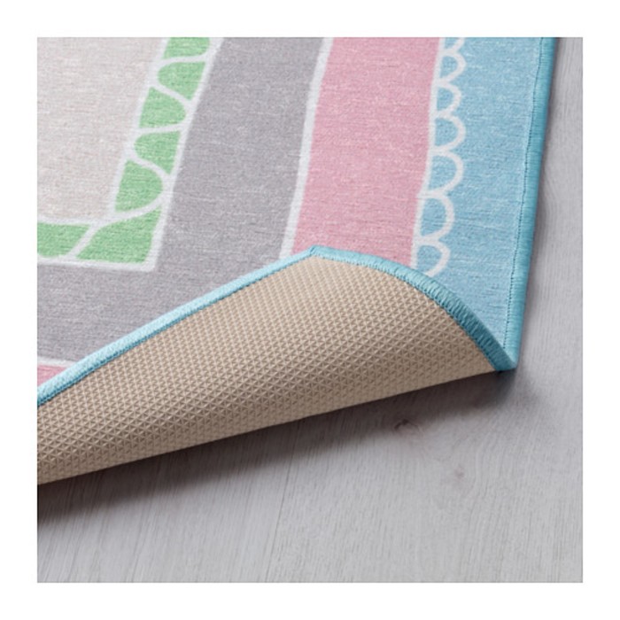 Ковёр ВЭНСКАПЛИГ, размер 133х133 см, цвет розовый