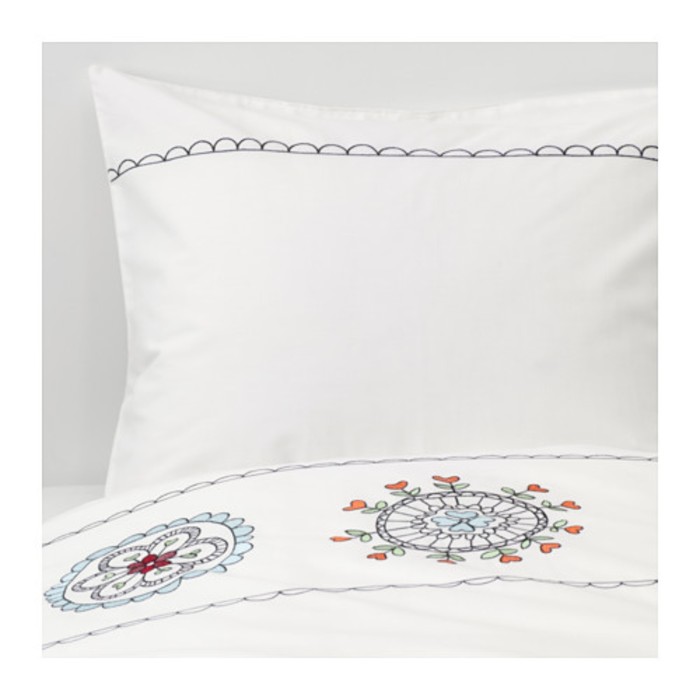 КПБ ВЭНСКАПЛИГ, размер 150х200 см, 50х70 см-1 шт., цвет белый