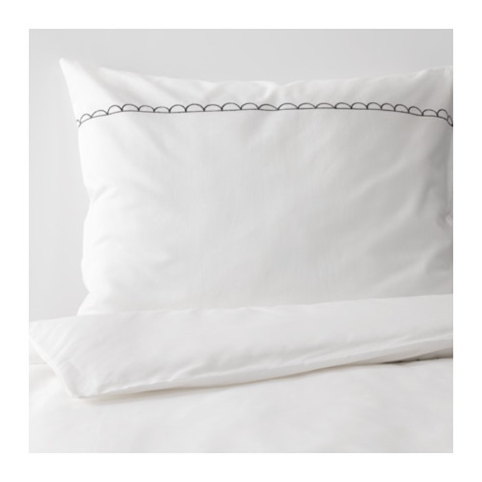 КПБ ВЭНСКАПЛИГ, размер 150х200 см, 50х70 см-1 шт., цвет белый