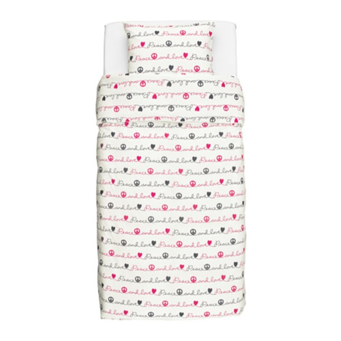 КПБ ВЭНСКАПЛИГ, размер 150х200 см, 50х70 см-1 шт., цвет чёрный/красный