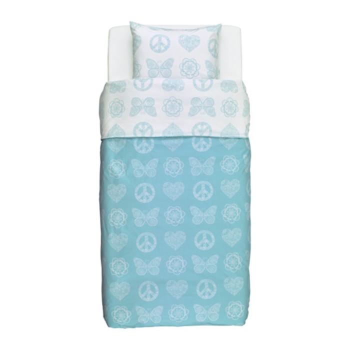 КПБ ВЭНСКАПЛИГ, размер 150х200 см, 50х70 см-1 шт., цвет бирюзовый