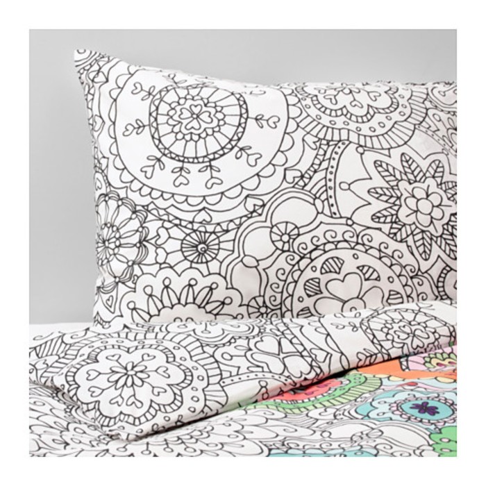 КПБ ВЭНСКАПЛИГ, размер 150х200 см, 50х70 см-1 шт., разноцветный