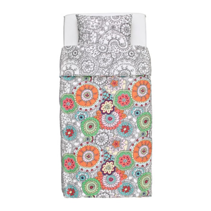 КПБ ВЭНСКАПЛИГ, размер 150х200 см, 50х70 см-1 шт., разноцветный