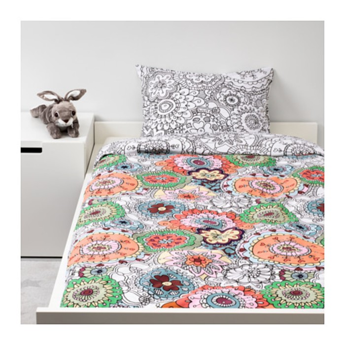 КПБ ВЭНСКАПЛИГ, размер 150х200 см, 50х70 см-1 шт., разноцветный