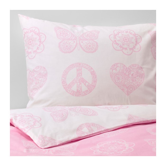 КПБ ВЭНСКАПЛИГ, размер 150х200 см, 50х70 см-1 шт., цвет розовый