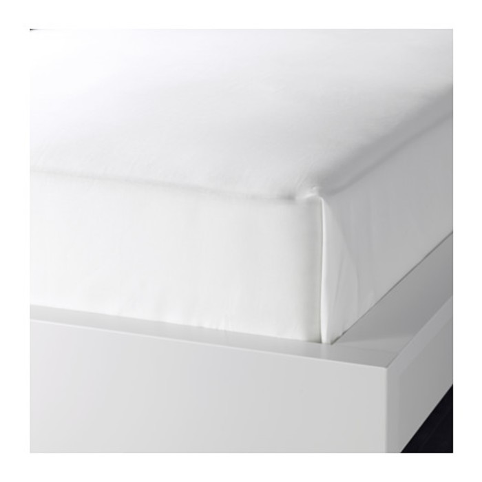Простыня ДВАЛА, размер 240х260 см, цвет белый