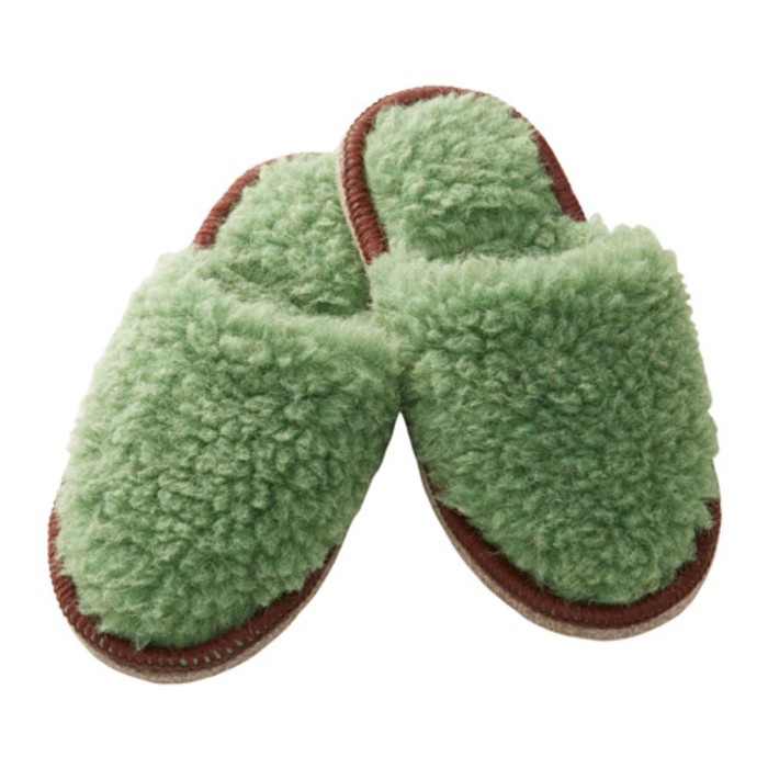 Тапочки ФЕГЕН, размер 41-44, цвет зелёный