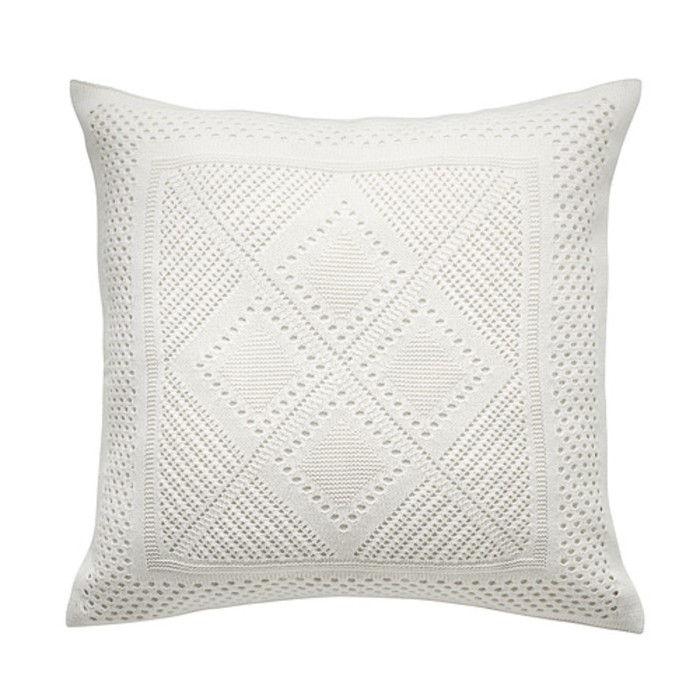 Чехол на подушку ЛАВФЛЮ, размер 50х50 см, цвет белый