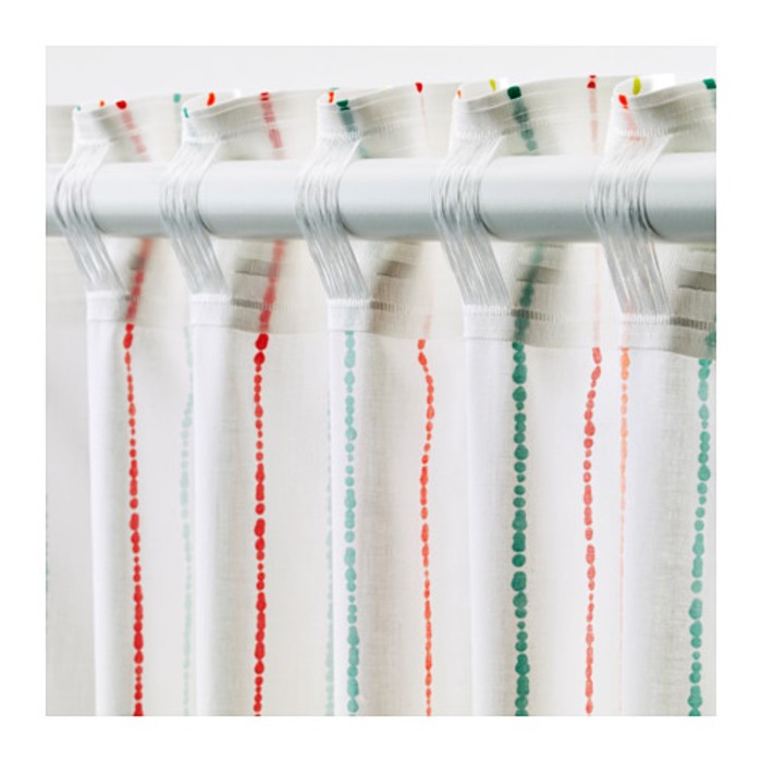 Гардины в детскую ЛАТТО, размер 120х300 см-2 шт., разноцветные