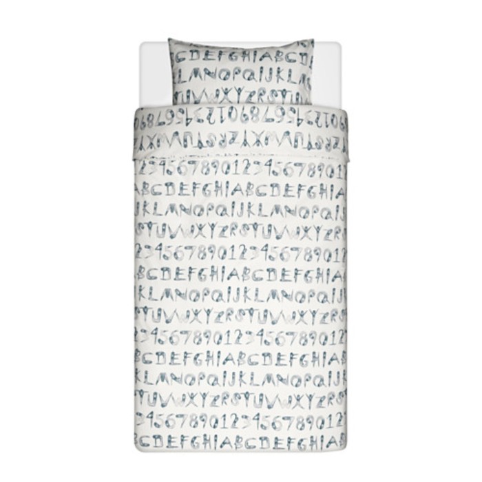 КПб ЛАТТО, размер 150х200 см, 50х70 см-1 шт., цвет тёмно-зелёный/синий