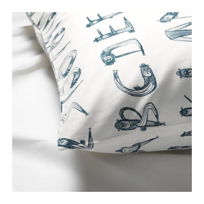 КПб ЛАТТО, размер 150х200 см, 50х70 см-1 шт., цвет тёмно-зелёный/синий