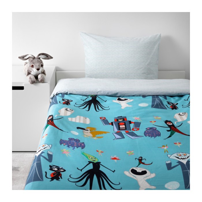 КПб ЛАТТО, размер 150х200 см, 50х70 см-1 шт., цвет тёмно-зелёный/синий