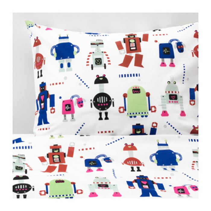 КПб ЛАТТО, размер 150х200 см, 50х70 см-1 шт., принт роботы