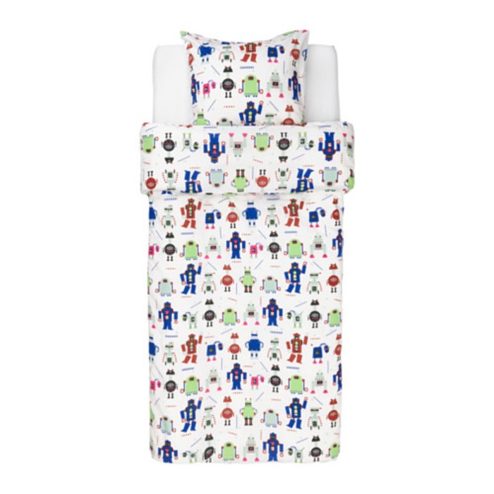 КПб ЛАТТО, размер 150х200 см, 50х70 см-1 шт., принт роботы