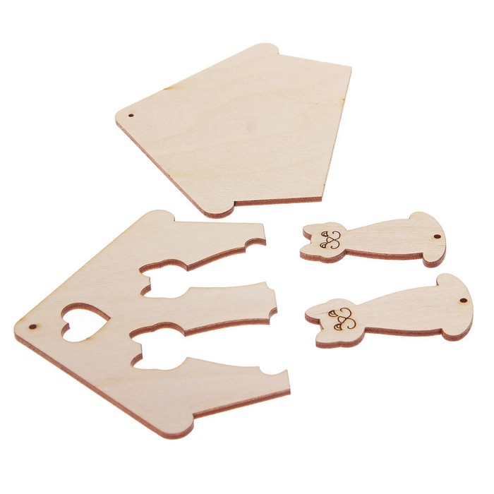 Ключница "Котики" 12*9,5см, фанера 3мм