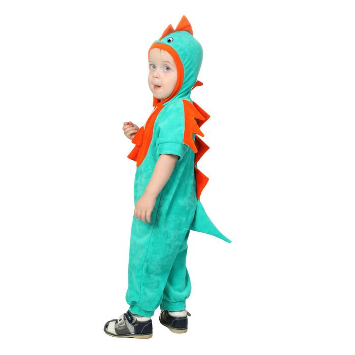 фото Карнавальный комбинезон для самых маленьких "дракоша", велюр, рост 68-92 страна карнавалия