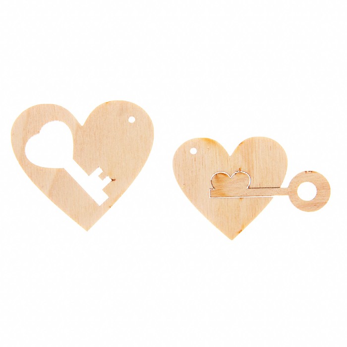 Мини-набор "С любовью № 1" 5 см, фанера 3 мм