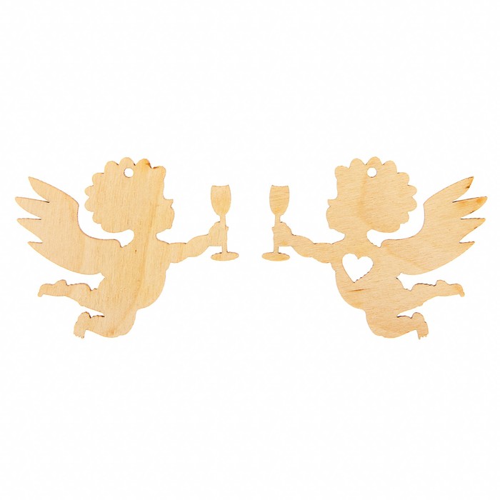 Мини-набор "С любовью № 3" 5 см, фанера 3 мм