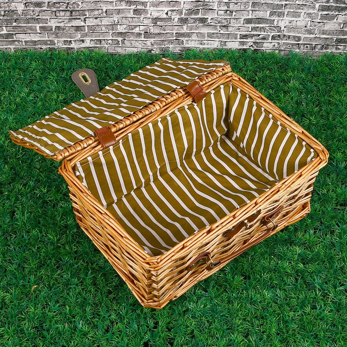 Коробка «Сундучок», для хранения вещей, 29х27х16 см, лоза