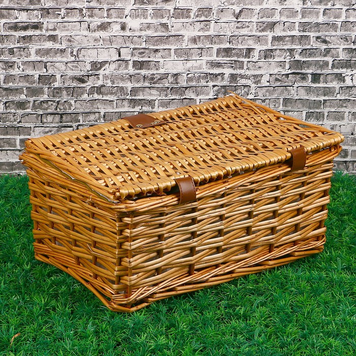 Коробка «Сундучок», для хранения вещей, 29х27х16 см, лоза
