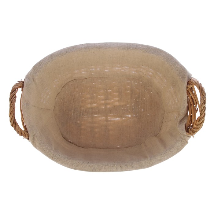 Коризина «Грация», с ручками, 27×21×9/14 см, лоза