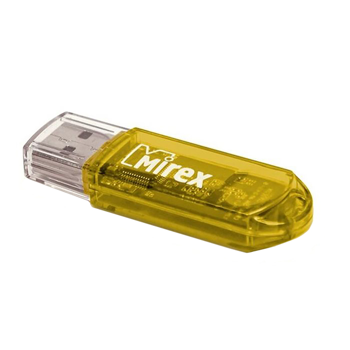USB-флешка 4 Gb Mirex ELF YELLOW, желтая