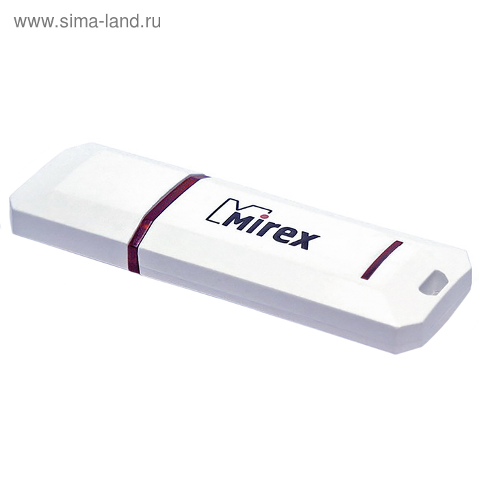 

Флешка Mirex KNIGHT WHITE, 16 Гб, USB2.0, чт до 25 Мб/с, зап до 15 Мб/с, белая
