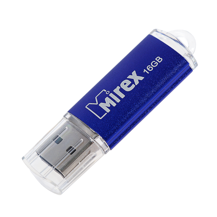 USB-флешка 16 Gb Mirex UNIT AQUA, синяя