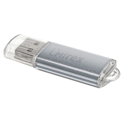 Флешка Mirex UNIT AQUA, 32 Гб, USB2-0, чт до 25 Мб/с, зап до 15 Мб/с, синяя