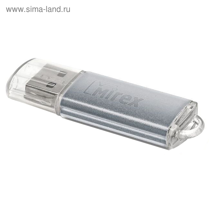 

Флешка Mirex UNIT SILVER, 32 Гб, USB2.0, чт до 25 Мб/с, зап до 15 Мб/с, серебристая