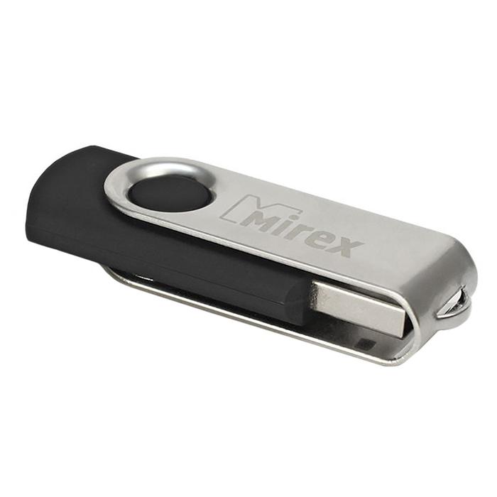 USB-флешка 32 Gb Mirex SWIVEL BLACK, черная