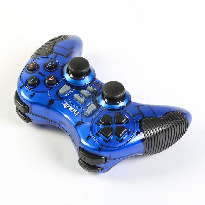 Беспроводной Джойстик HAVIT HV-G89W USB+PS2+PS3 , 2.4G, синий