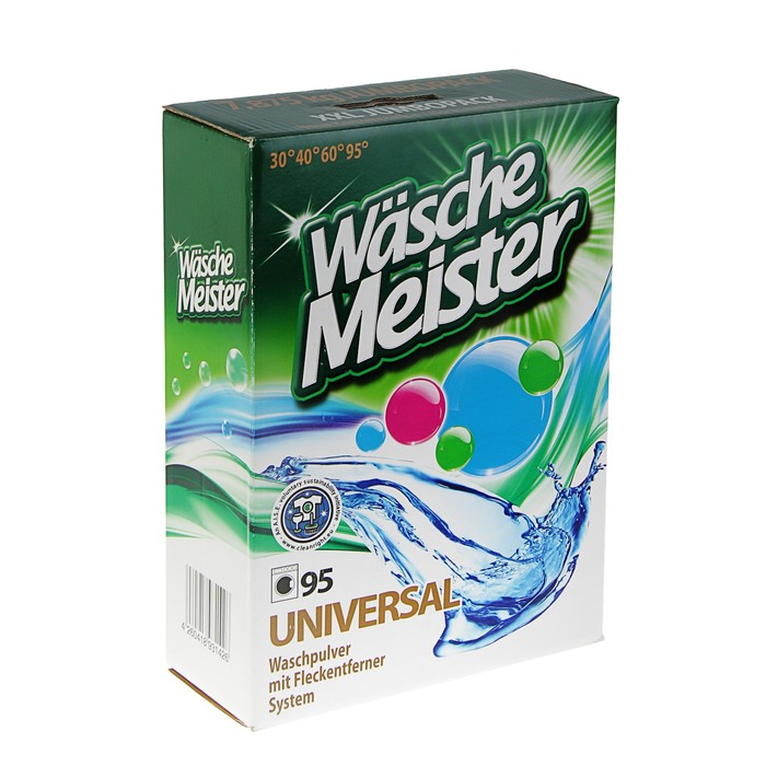 Стиральный порошок WascheMeister Universal универсальный, пакет, 7,875 кг