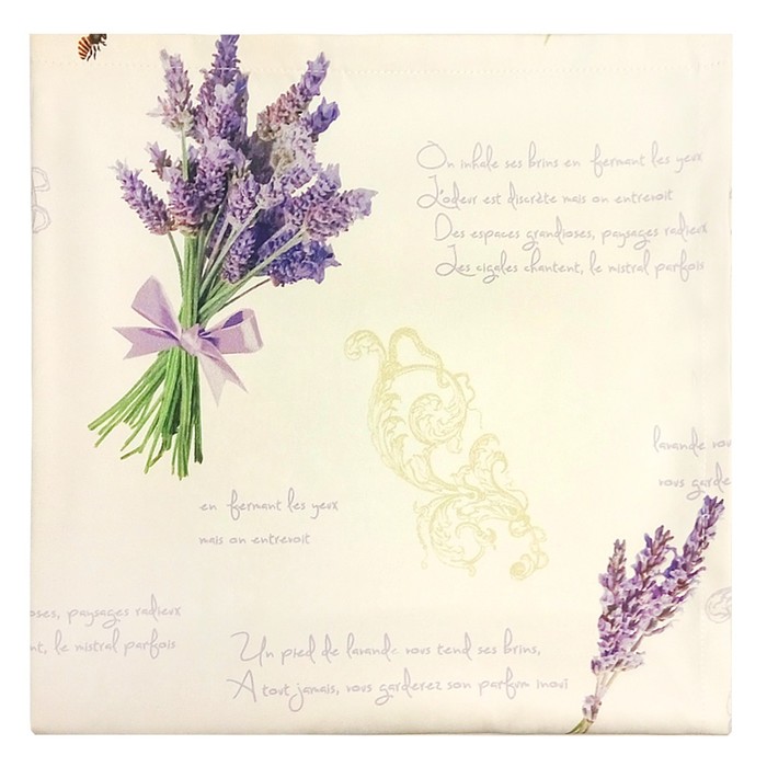 Скатерть "Букет лаванды", размер 140х220 см