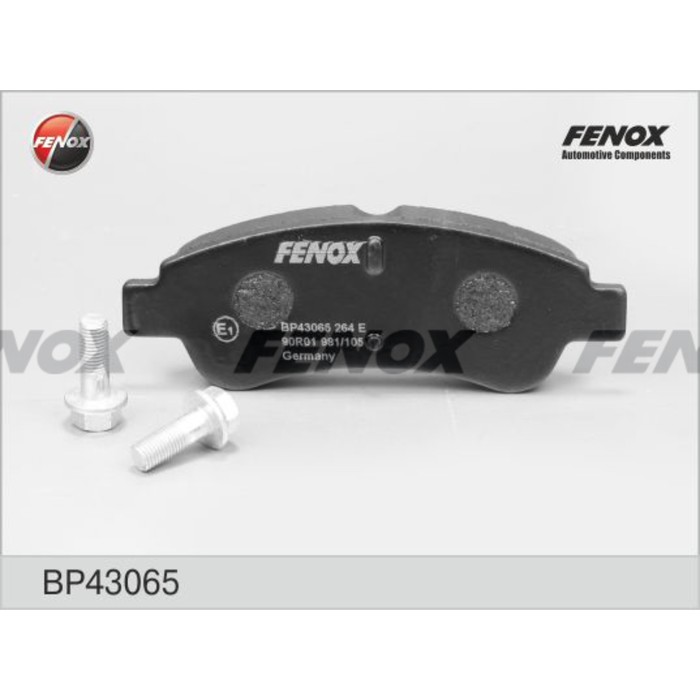 Колодки тормозные Fenox BP43065