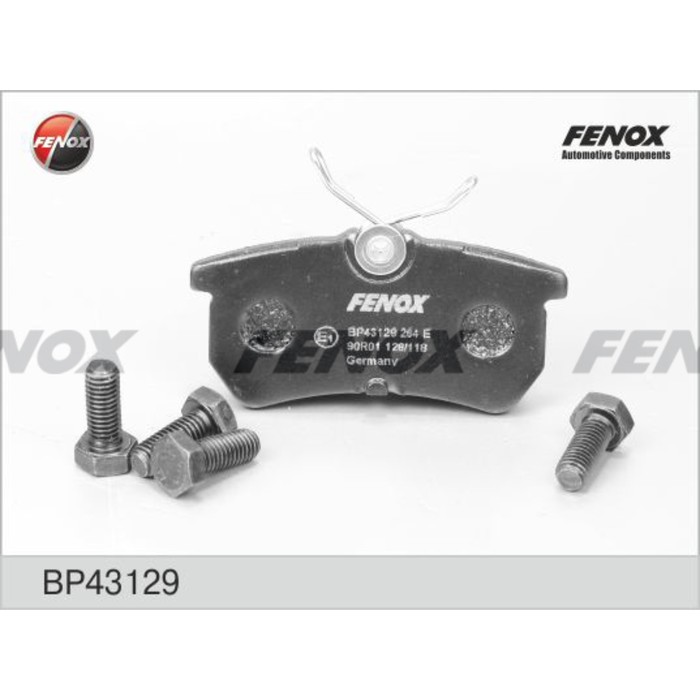 Колодки тормозные Fenox BP43129