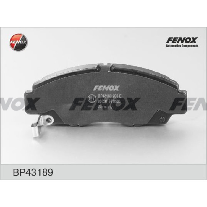 Колодки тормозные Fenox BP43189